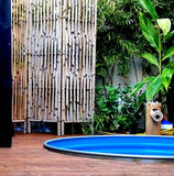 שכשוכית מולטי טנק כבריכה שקועה בדק עץ