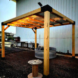 מולטי פרגולה 15/15 עם גרילנדה סולארית