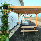 מולטי פרגולה 15/15 עם שולחן