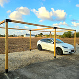 מולטי פרגולה 10/10 כחנייה כפולה