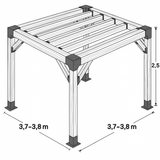 שרטוט מולטי פרגולה מלאה
